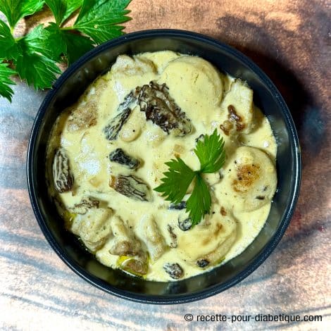 Cassolette de ris de veau et boudin aux morilles