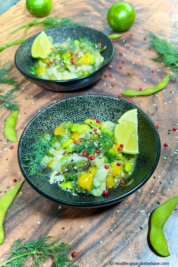 tartare de cabillaud