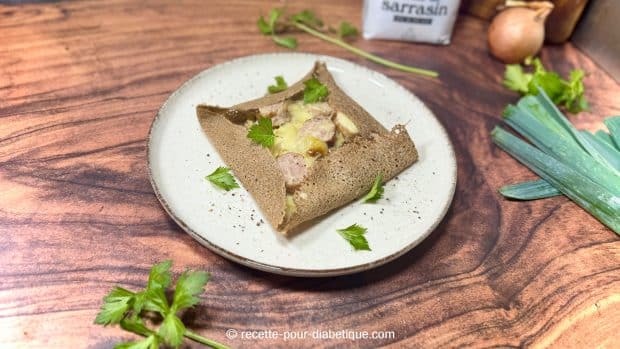 Galettes de blé noir bien garnies, esprit Chandeleur