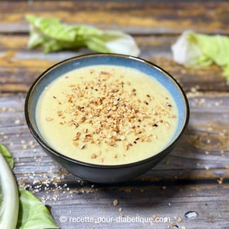 Velouté feuilles & troncs de chou-fleur + brocoli