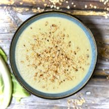 Velouté anti-gaspi chou-fleur + brocoli