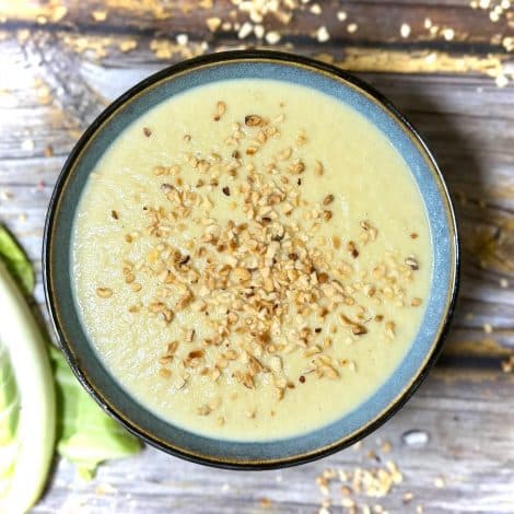 Velouté anti-gaspi chou-fleur + brocoli