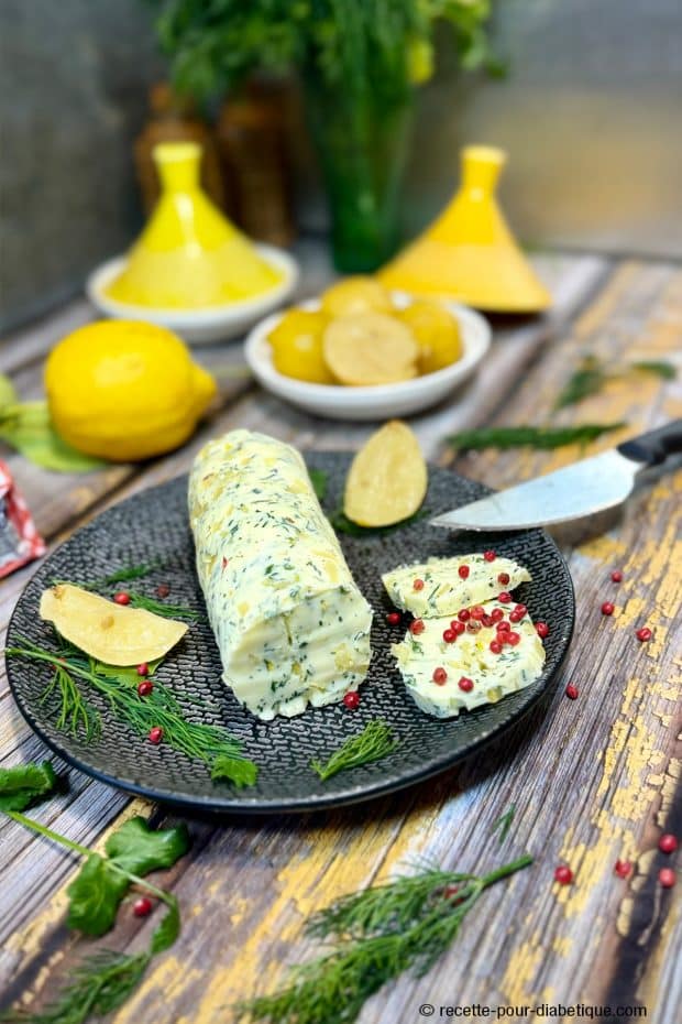 Beurre au citron confit et herbes