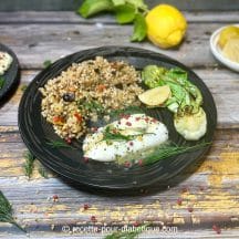 dos de cabillaud au beurre citron confit