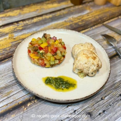SALTIMBOCCA DE DINDE brunoise legume