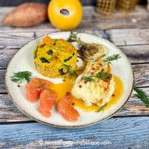 filet de julienne au beurre de pomelo