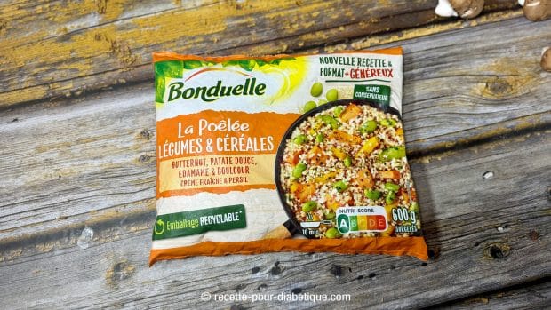 poêlée de légumes & céréales IG bas