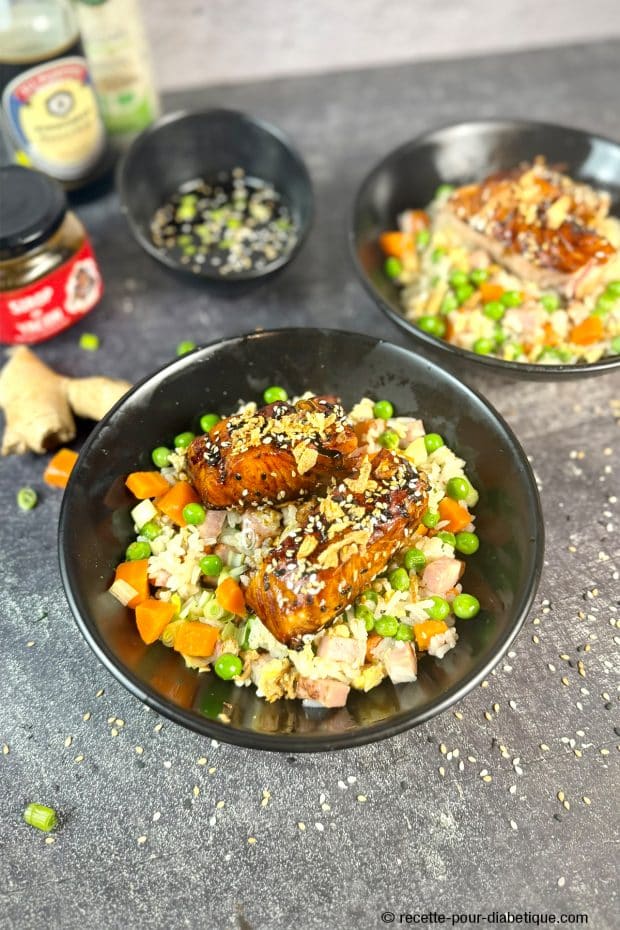 pavés de saumon à l’asiatique