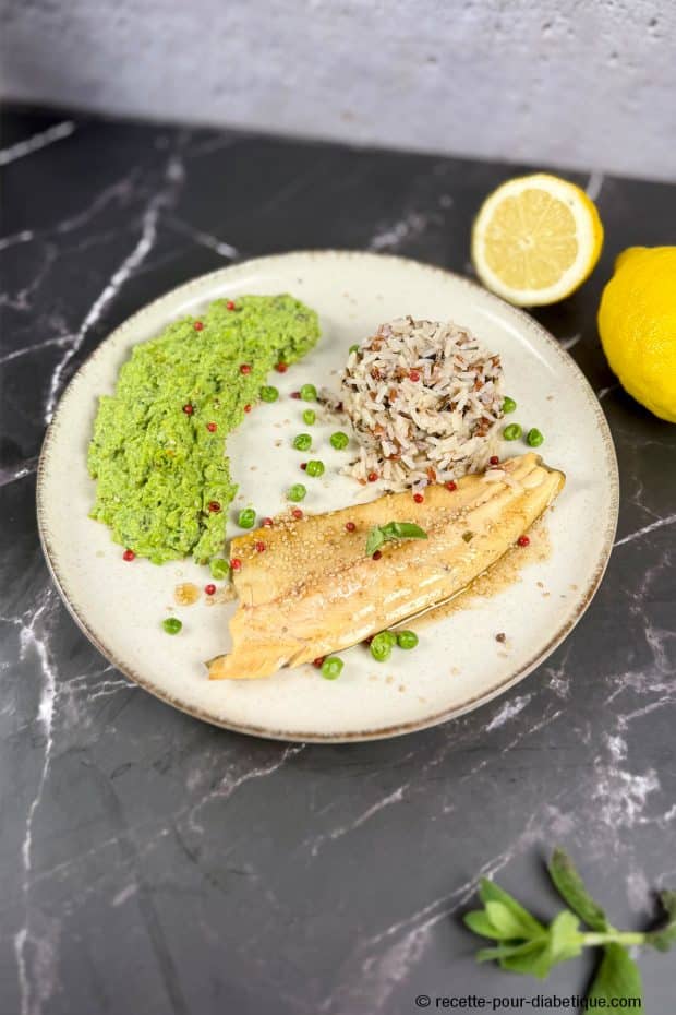 Truite au beurre citron