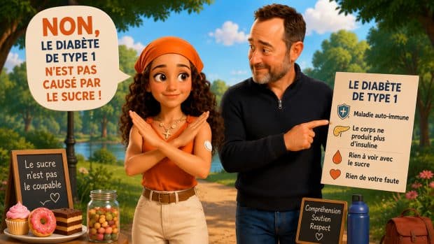 Non, le diabète de type 1 n’est pas causé par le sucre