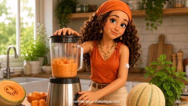 glace melon diabete