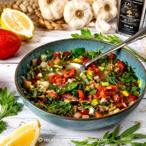 Sauce vierge aux légumes grillées