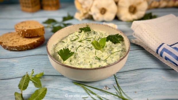 tzatziki aux herbes fraîches