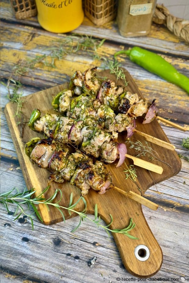brochettes d'agneau