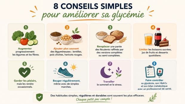 conseils baisse glycémie