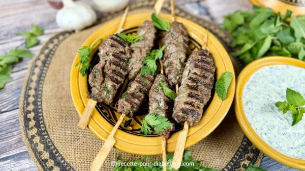 Brochettes Adana Kebab