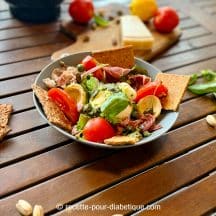 Salade italienne à la Burrata, Jambon de Parme