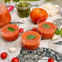 gaspacho tomates poivrons