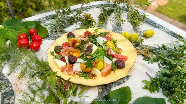 Salade charcuterie fromage corse