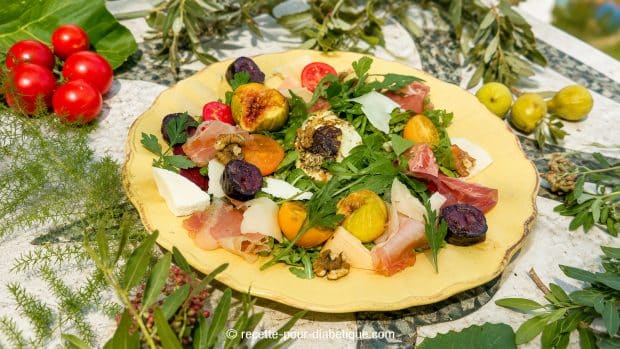 Salade charcuterie fromage corse