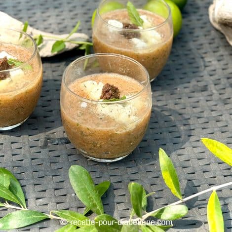 gaspacho à la grecque feta
