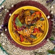 houmous rouge au poivron , tomates séchées