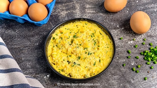 Oeufs brouillés au air fryer
