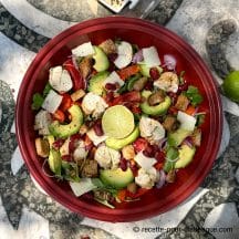 Salade cesar à la mexicaine