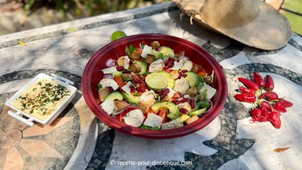 Salade caesar à la mexicaine