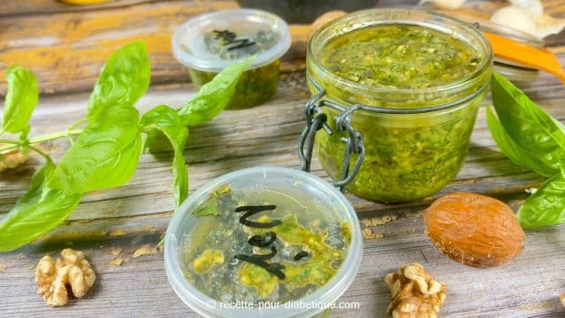 conservation du pesto
