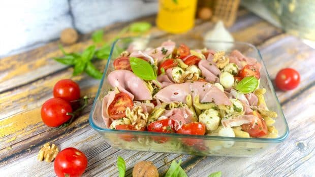 salade de pâtes au pesto