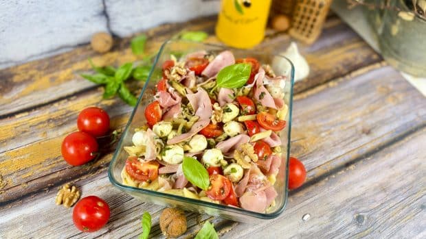salade de pâtes au pesto