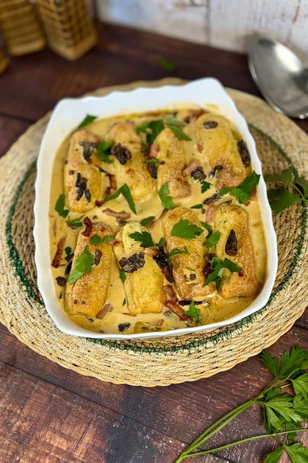 quenelles lyonnaises aux morilles