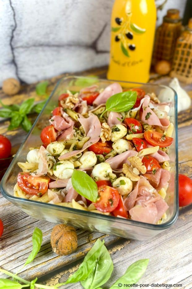 salade de pâtes au pesto